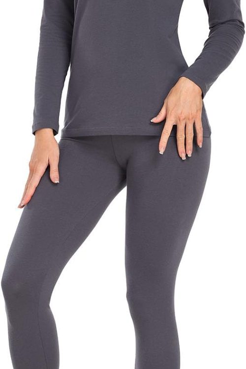 Combed Cotton Long Johns Set