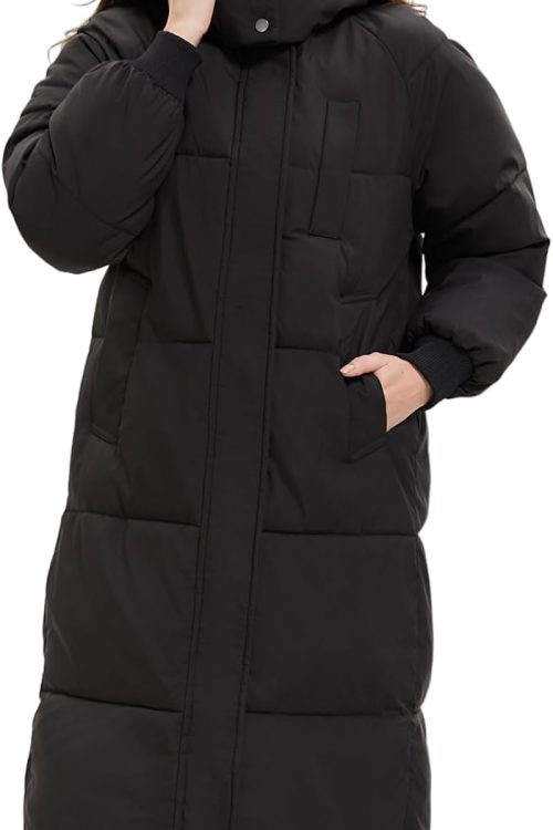 Long Hooded Puffer Coat