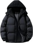 Stand Collar Quilted Puffer Jacket