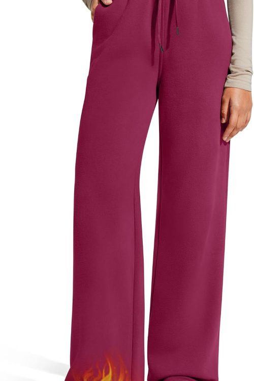 Warm Fleece Drawstring Trousers