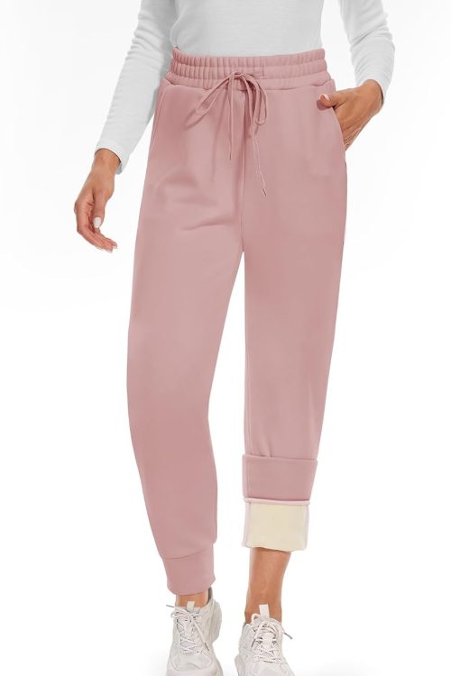 Cozy Sherpa Lined Lounge Joggers