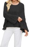Relaxed Fit Cable Knit Sweater