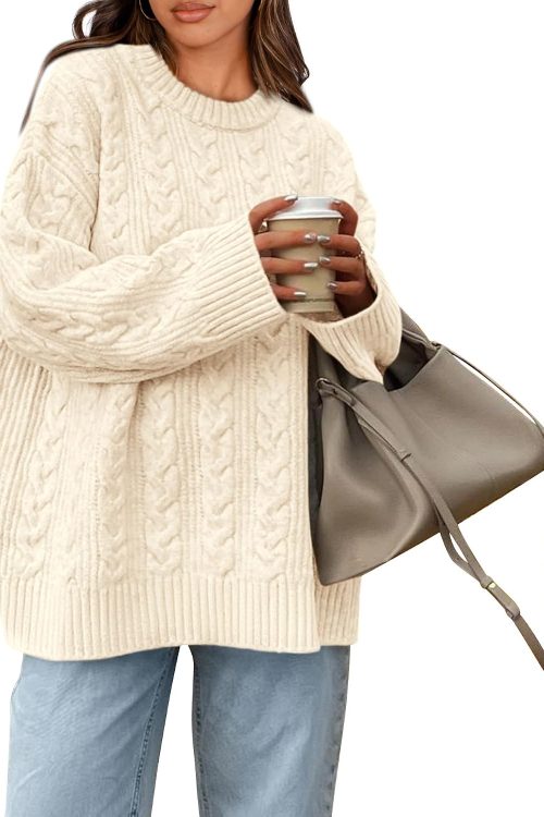 Classic Crewneck Knit Sweater