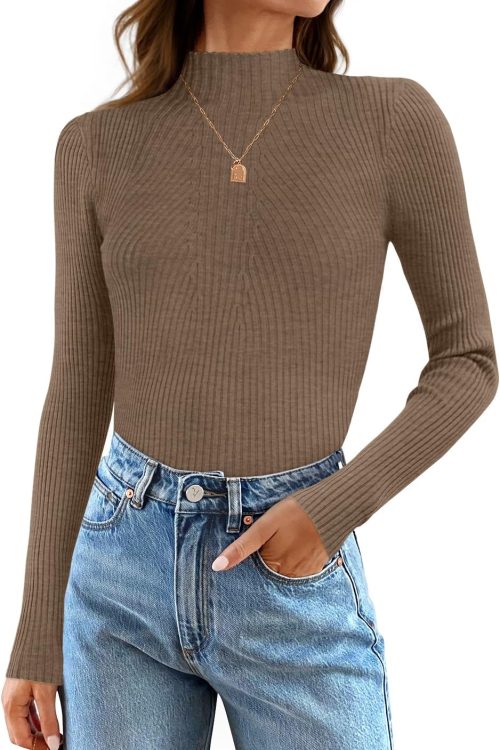 Classic High Neck Knitted Sweater