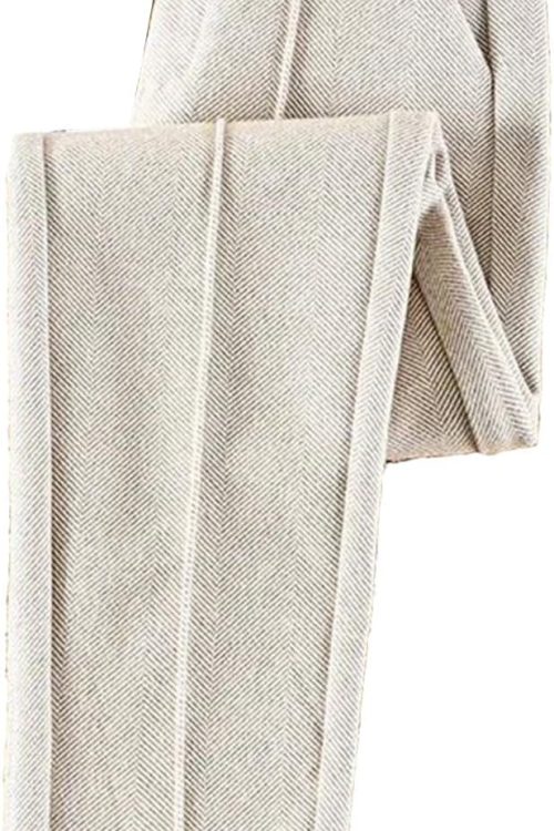 Cashmere Blend Wide Leg Trousers