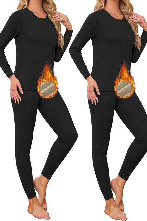 Fleece Lined Thermal Underwear Set