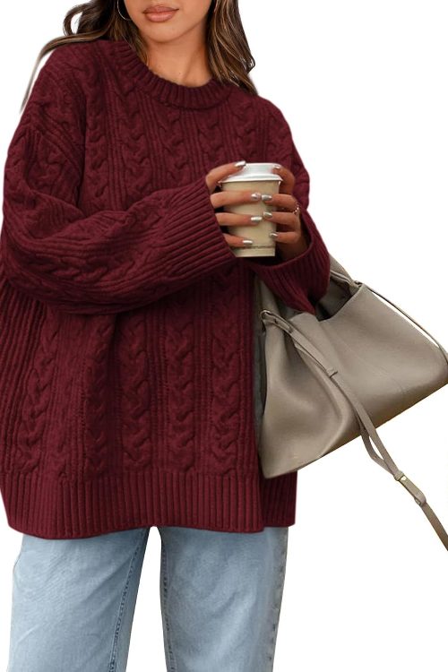 Lightweight Mock Neck Knit Top