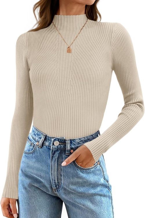 Soft Stretch Slim Fit Pullover Top