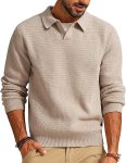 Quarter Zip Slim Fit Knit Sweater